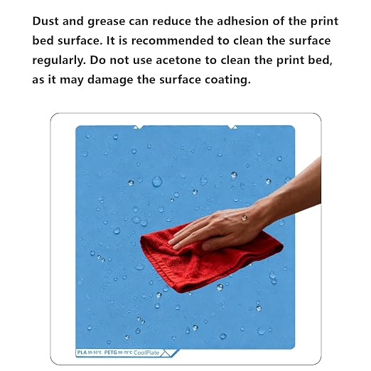 Kobra S1 Dual Side Low Temperature Cold Printing Build Plate, 3D Printer Double Sided Textrued Platform with Identification Code for Anycubic Kobra S1 Combo 264x276mm