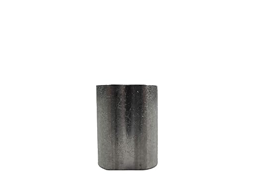 MIL-SPEC Aluminum Swage Sleeves Clip & Ferrules (7/16/ inch) – Oval Duplex Wire Rope Cable Crimping Loop Fittings (Pack of 10)