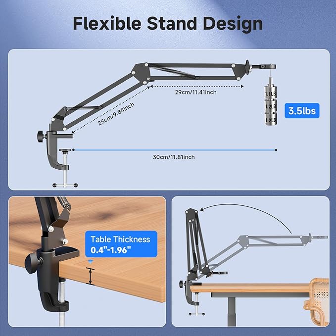 5" LCD Digital Soldering Microscope with Flexible Stand, 1000X Magnification for Electronics Repair & Coins, 1080P PC View, 8 LEDs (Micro SD Card Not Included)