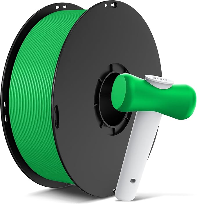 ANYCUBIC ABS Filament 1.75mm, High Strength and Toughness, 3D Printer Filament Dimensional Accuracy +/- 0.02mm, 1KG Spool (2.2 lbs), Green