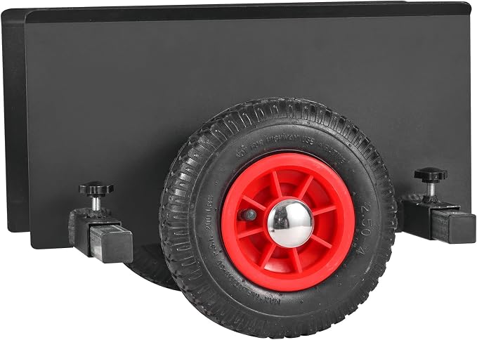 VEVOR Panel Dolly, 600LBS Heavy-Duty Drywall Mover with 8" Pneumatic Wheels, Adjustable Clamp Panel Cart for Drywall Sheet, All Terrain Moving Cart