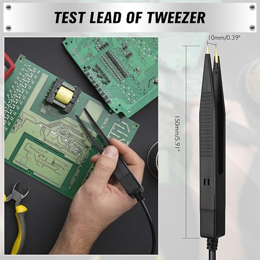SWANLAKE 11-Piece Multimeter Test Leads Set, CAT III 1000V 20A Multimeter Probes with Alligator Clips, Needle Probe, Banana Plug to Hook Clip, Soft PVC Volt Meter Lead