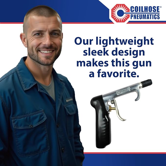 Coilhose Pneumatics 700-SR 700 Series Blow Gun with Safety Rubber Tip