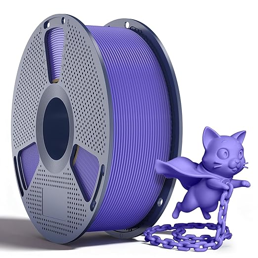 SUNLU PLA+2.0 Filament 1.75mm, Upgraded Tougher & Stronger PLA Plus for 3D Printers, Smooth & Neatly Wound, ±0.02mm Accuracy, 1KG Spool (2.2lbs), Lavender Purple