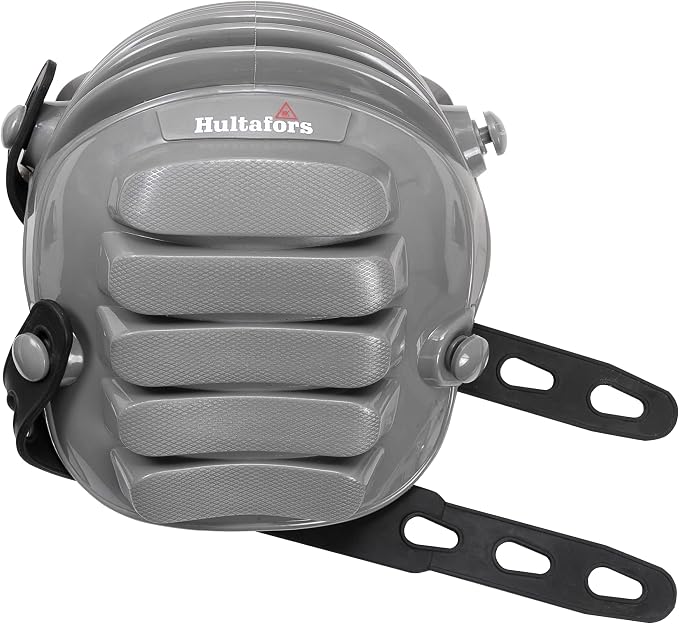 Hultafors Work Gear HT5217 All-Terrain Gel Kneepads for Work with Thick Layered Gel Cushion, High Density Closed-Cell Foam and Neoprene Padding, All-Terrain Cap Design, Flexible Rubber Straps