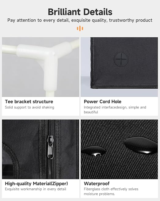 Creality Official 3D Printer Enclosure Fireproof and Dustproof Tent Constant Temperature Protective Cover Storage 480*600*720mm for Ender 3/Ender 3V2/Ender 3S/S1/S1 Pro/Ender 3Pro/Ender 3 Neo/3 V2 Neo
