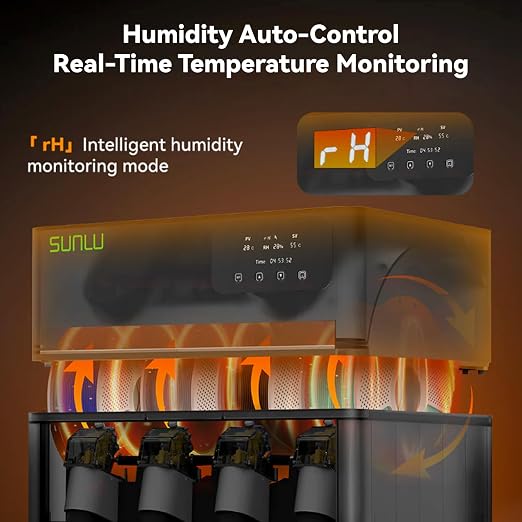 Sunlu AMS Heater Upgrade for Bambu Lab AMS,Add Active Drying Function to Your AMS,Prevent Wet 3D Printer Filament & Clogs,Enables Drying while Printing,Easy Plug & Play Installation (AMS Not Included)