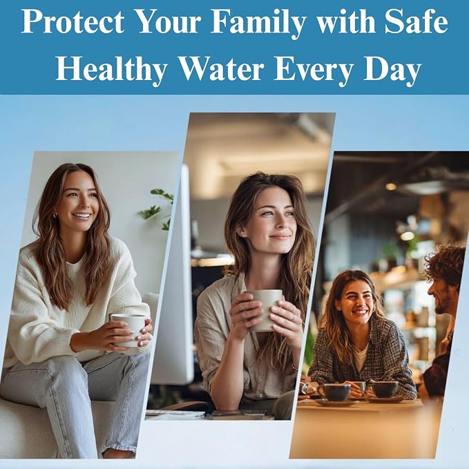 2026 NEW Premium Replacement Filter for Clearly Filtered Water Pitcher (3-Pack+1 pre-rinse bag), 100-Gallon Long-Life for Lead, Fluoride & PFAS, BPA-Free, Food-Grade, Retains Minerals