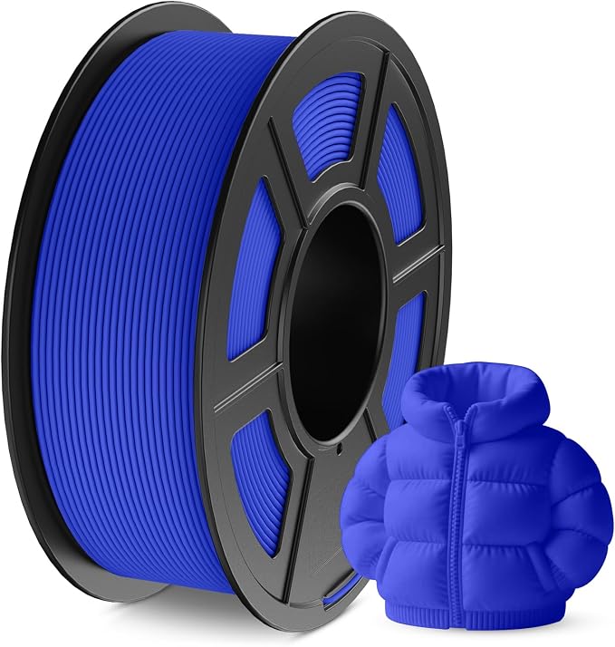 JAYO Matte PLA 3D Printer Filament 1.75mm Blue 1.1kg Spool | Matte Surface, Conceals Layer Lines, Easy Support Removal, +/- 0.02 mm, Fit Most FDM Printers