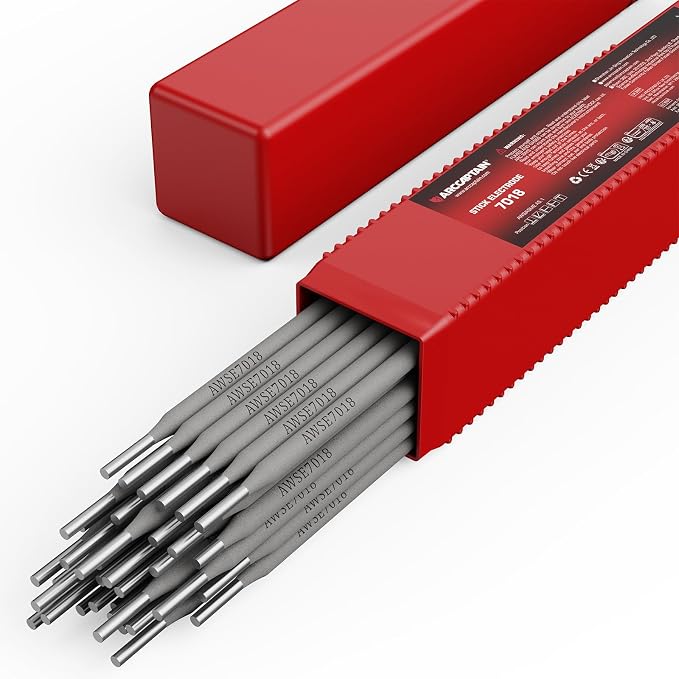 ARCCAPTAIN E7018 Welding Rod 1/8'' 2LB Low Hydrogen Carbon Steel Welding Sticks Electrodes, Welding Rods ARC Welding Equipment