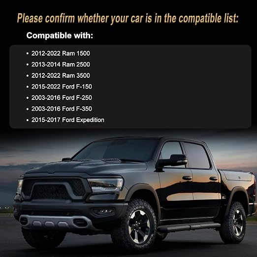 M14 x 1.5mm Wheel Locks, Fit for Ram 1500, Ram 2500, Ram 3500, F-150, F-250, F-350, Expedition, Wheel Locks, 4 Locking Lug Nuts 2 Pcs Key with 24Pcs 7 Spline Lug Nuts+1 Key, Chrome