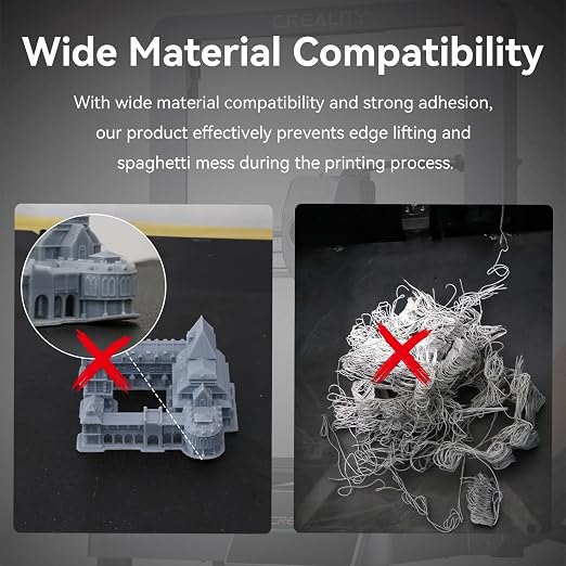 Creality Ender 3 V3 SE Build Plate 235x235mm Dual Side Epoxy Resin Coating Spring Steel Bed Plate Magnetic Platform Sheet for Ender 3 V3 SE/Ender 3 V3 KE/Ender 3 V3/Ender 3 V2/K1/K1C/K1 SE