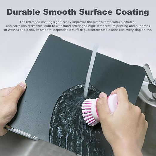 Original Bamboo H2D/H2S Engineering Plate, High-Temperature Smooth Surface Plate for All Filaments, Durable Coated H2 Build Plate for Bambu Lab H2S/H2D 3D Printers, Bamboo Lab Parts & Accessories