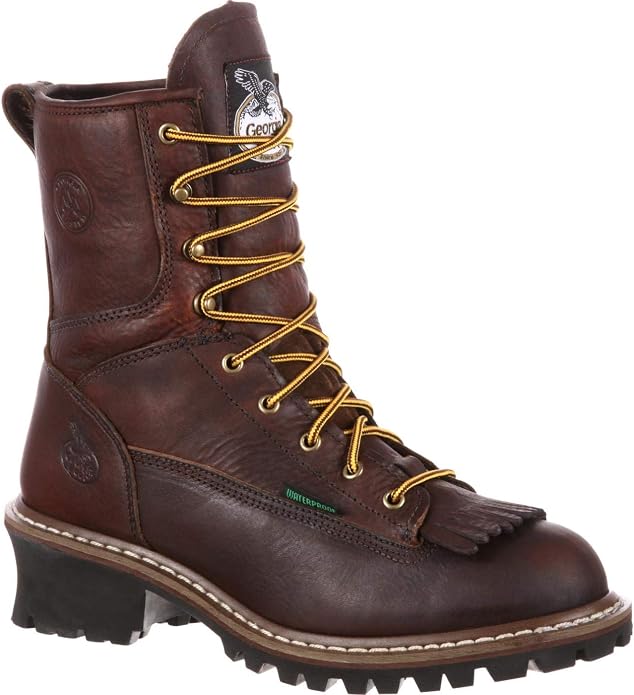 Georgia Boot Men's Waterproof Lace-To-Toe Work Boots