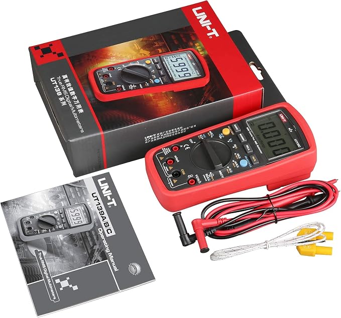 UNI-T DC Power Supply UTP1306, TRMS Digital Multimeter UT139C
