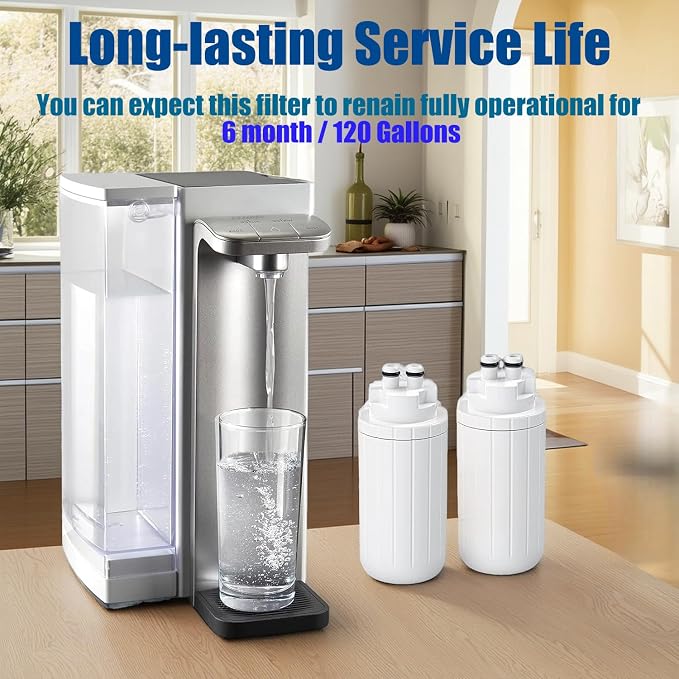 CTO1 Water Filter Replacement, Compatible with Brita Hub Instant Powerful Countertop Water Filter Device, Lasts Six Months or 120 Gallons, Replace Filter Model Number CTO1 (3-Pack)