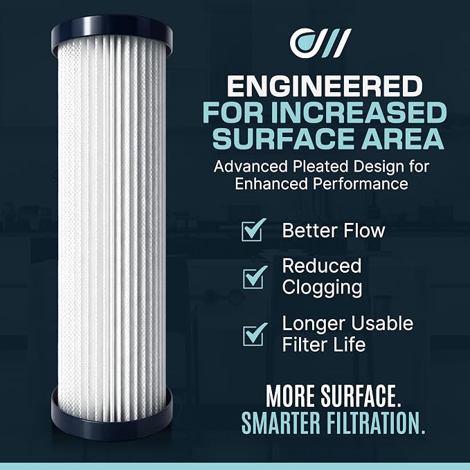 Reverse Osmosis Replacement Filter Kit 10 Inch 3 Stage Under Sink Water Filter – Oasis Water Technologies RO Essentials Kit – Fits APEC ROES-50 RO-45 RO-90 and iSpring RCC7