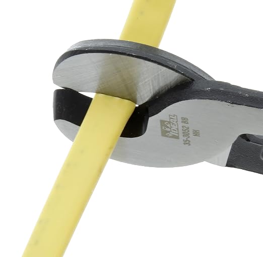 IDEAL Electrical 35-3052 Cable Cutter - 9.5 in., By-Pass Cutter Blades Wire Cutting Tool for 2/0 Copper, 4/0 Aluminum