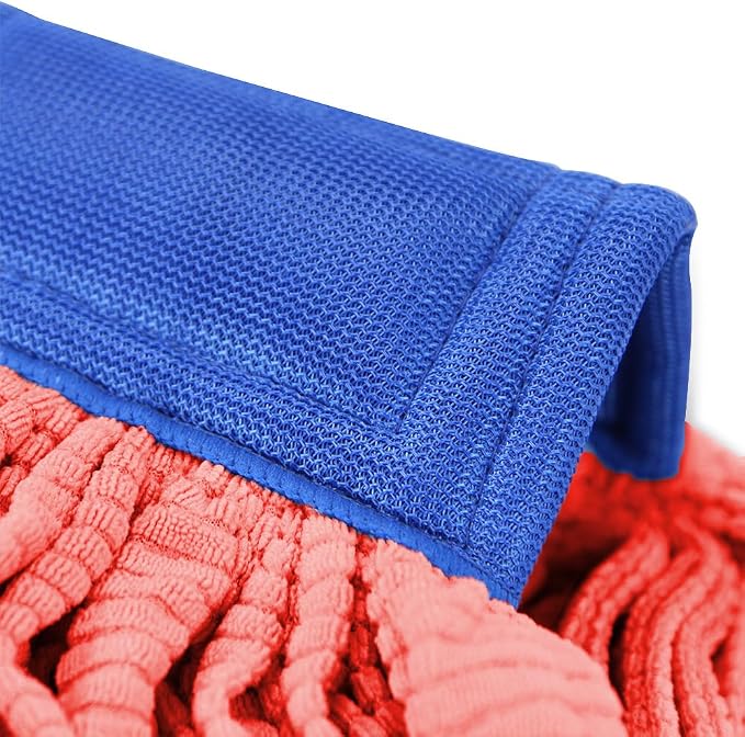 Arkwright Microfiber Tube Mop Head Replacement - Heavy Duty, Lint Free, Super Absorbent & Bleach-Safe, Janitorial Essential for Commercial & Industrial Floor Cleaning, 21 oz, Red