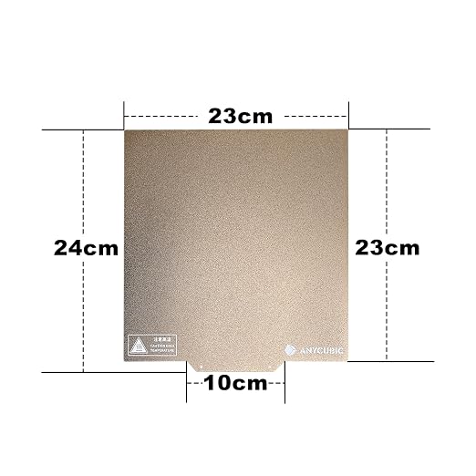 Spring Steel Magnetic PEI Platform Flexible Build Plate for Anycubic Kobra 2 Neo/Kobra Neo/Kobra 2/ Kobra 2 Pro/Kobra Go/Kobra 230 X 230 mm