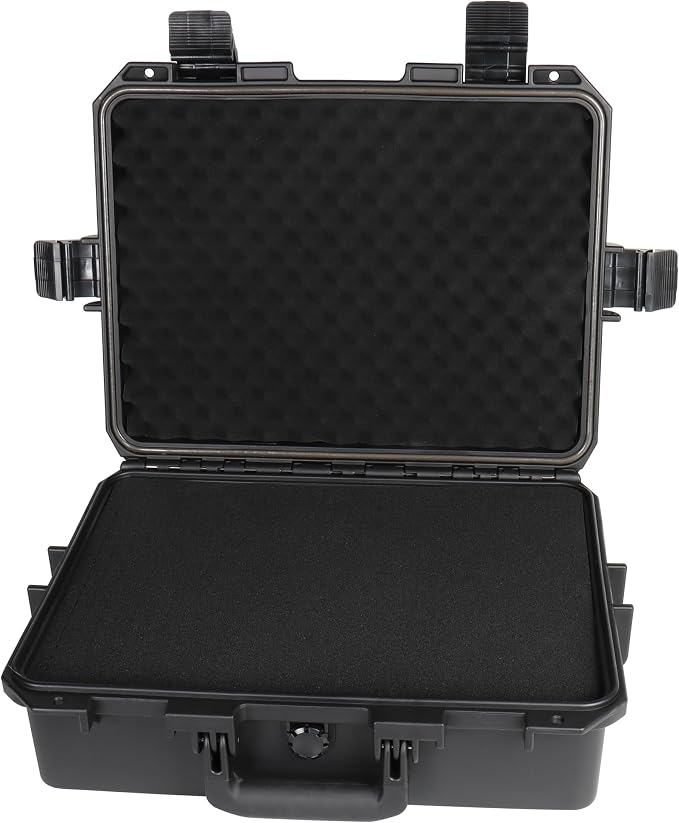 IP67 Hard Protective Case with Custom Pick-and-Pull Foam, Shockproof For Camera Drones Equipment Storage, 18" in
