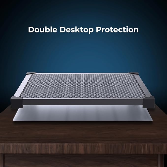 Creality Honeycomb Working Table 500x500mm, Laser Honeycomb Bed for Laser Engraver, Aluminum Honeycomb Cutting Table for Fast Heat Dissipation and Desktop Protection (19.68” x19.68”)
