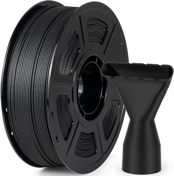 IEMAI Glass Fiber ASA Filament 1.75mm Matte Black 1kg, ASA-GF 3D Printer Filament with UV & Weather Resistant, Dimensional Stability & Low Warpage for Outdoor Functional Parts