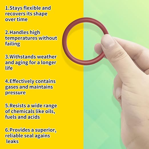 396PCS Metric Viton O-Ring Kit, 30 Sizes Viton O Rings Assortment, Shore 75A Durometer, Brown FKM Sealing, High Temperature Hydraulic O-Rings Set for Pressure Washer,Plumbing Repair and AC System