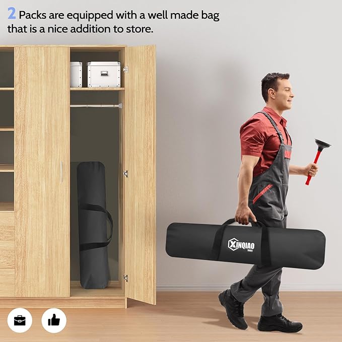 XINQIAO Drywall Lifts Cabinet Jacks for Installing Cabinets, Heavy Duty Third Hand Support System Adjusts from 15.7 in to 26.4 in, 4 PCS