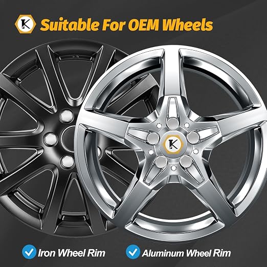 32pcs 14x1.5 OEM Lug Nuts 1.75" Height 7/8" Hex, Replacement 2008-2024 Chevy Silverado GMC Sierra 2500 3500, M14-1.5 One-Piece Design Chrome Large Acorn Seat Wheel LugNuts GM Part No 611-236 9596070