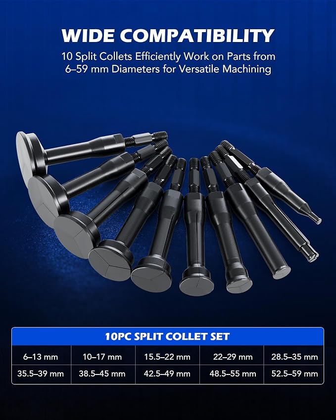 Orion Motor Tech Blind Hole Collet Bearing Race and Seal Puller Extractor Kit, Slide Hammer Pilot Insert Inner Internal Bearing Removal Tool Set, 16PCS