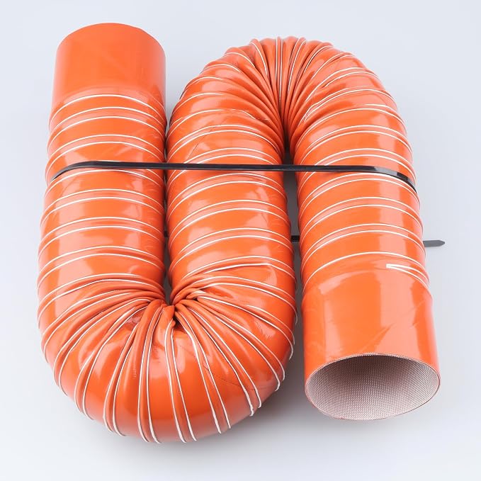 AC PERFORMANCE 3" ID Silicone Flexible Brake Cooling Air Ducting Induction Intake Pipe Hose with Cuff, Length 1 Meter (3.3 Feet)