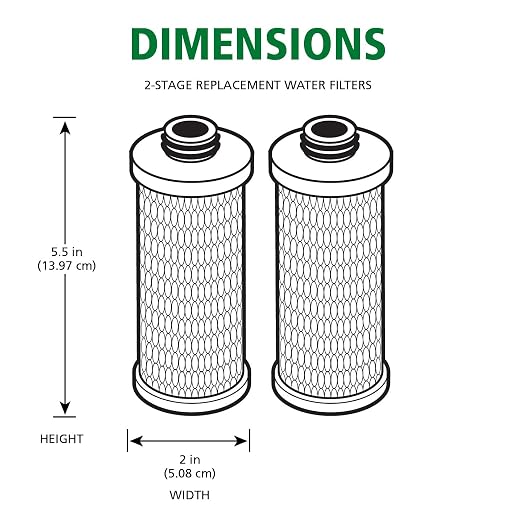 AO Smith Claryum 2-Stage Filter Replacement - NSF Certified - Reduces PFAS, Lead & Chlorine in Drinking Water - Replace Every 6 Months - AO-US-200-R