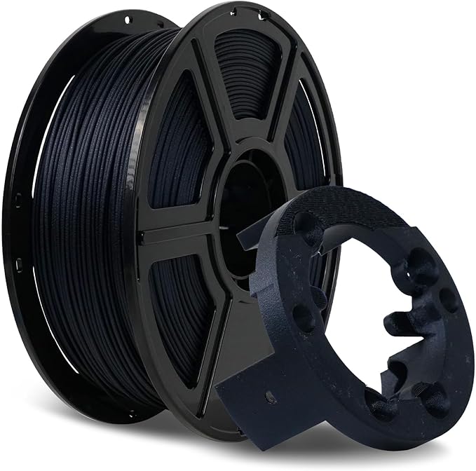FLASHFORGE Carbon Fiber PLA Filament 1.75mm Midnight Blue, Reinforced 3D Printer Filament 1kg, Lightweight & High-Strength PLA-CF Filament, Strong & Easy to Print
