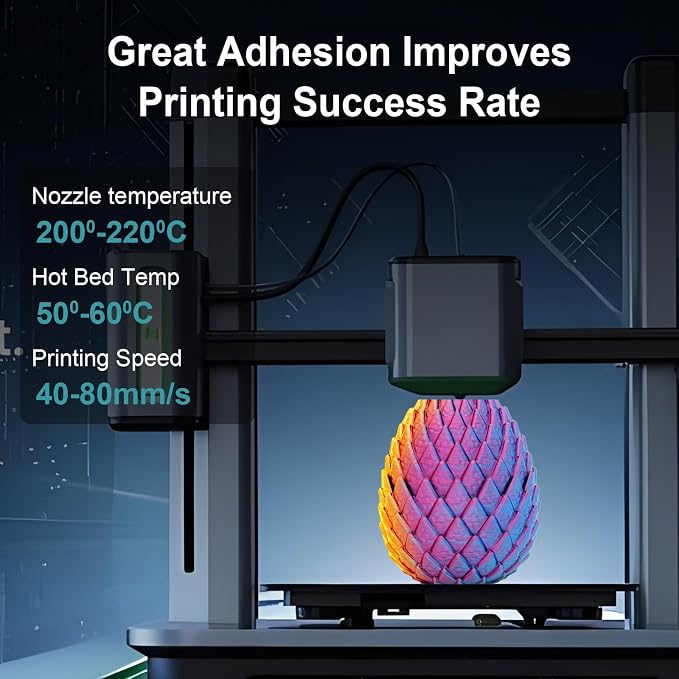 Silk PLA 3D Printer Filament Triple Color Silk PLA Filament 1.75mm 3D Printing Filament Fit Most FDM Printers, 250g Spool(0.55lbs), 3 in 1 Color Red Gold Blue