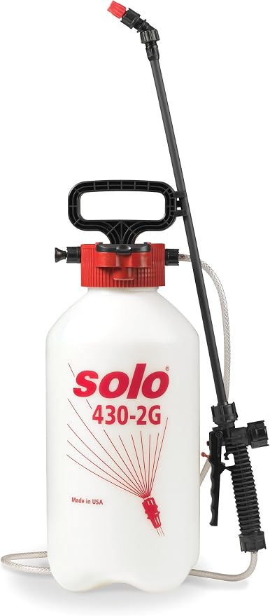 SOLO 425 4-Gallon Professional Piston Backpack Sprayer, Wide Pressure Range up to 90 psi & 430-2G 2-Gallon Farm and Garden Sprayer with Nozzle Tips for Multiple Spraying Needs