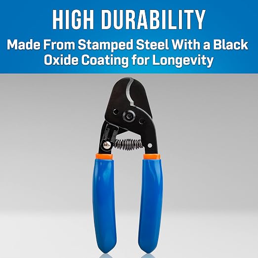 Jonard Tools JIC-500 Compact Cable Cutter for Twisted Pair Network Cables, CAT5, CAT5e, CAT6, CAT6A