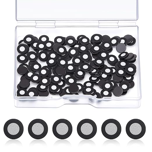 Kingdder 200 Pcs 3D Magnetic Tracking Dot for Scanner Scanning Reference Point Marker Diffuse Reflection Positioning Targets for 3D Scanning (Inner 3.0 mm Outer 6 mm)