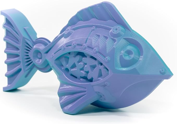 Cookiecad PLA Filament 1.75mm 1kg Dual Color Multicolor 3D Printer Filament - Mermaid Mixer PLA