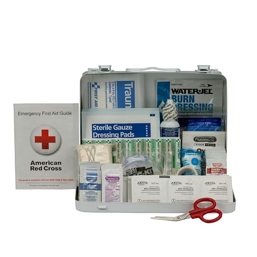 First Aid Only 90560 Bulk ANSI A 25-Person Emergency First Aid Kit for Office, Home, and Construction, 89 Pieces