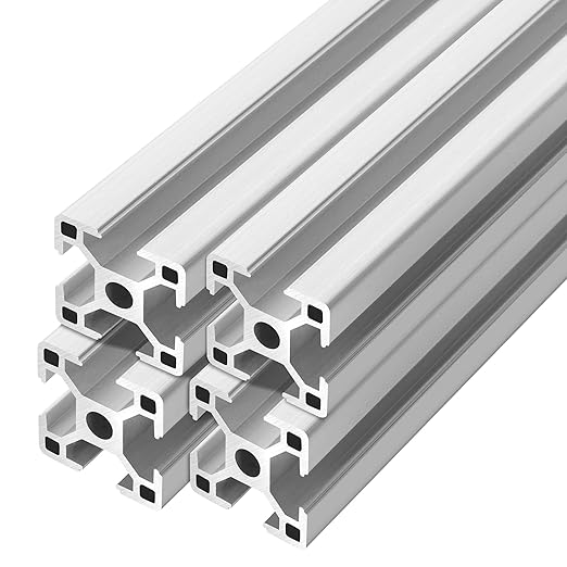 3030 T Slot Aluminum Extrusion for 3D Printer Parts and CNC DIY Silver 500mmX4