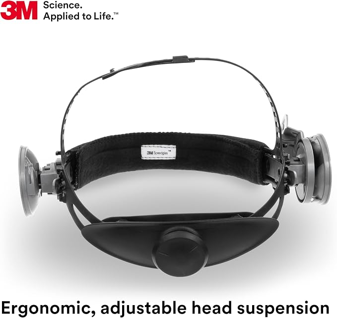 3M Speedglas G5-03 E Welding Helmet 09-0100-P10, Passive Filter, No ADF, Ergonomic, Adjustable Head Suspension