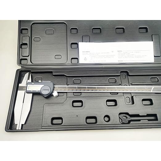 12 Inch Digital Caliper Long Jaw Caliper with 3.5" Jaw Depth Calipers Measuring Tool All-Metal Frame Large LCD Screen 0.0005"/ 0.01mm Resolution (12"/ 300mm)