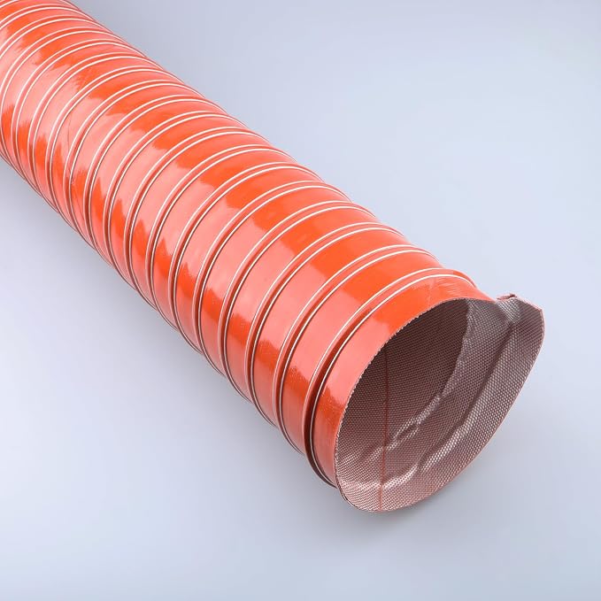 AC PERFORMANCE 5" ID Automotive Silicone Flexible Brake Cooling Air Ducting Induction Intake Pipe Hose, Length 1 Meter (3.3 Feet)