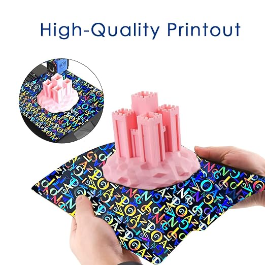 HzdaDeve Double Sided Build Plate for A1 Mini Print Bed 183.5X183.5MM Spring Steel Flexible Platform Light Beam H1H Phantom Heated Board for A1 Mini 3D Printer Accessories (Alphabet+Number)