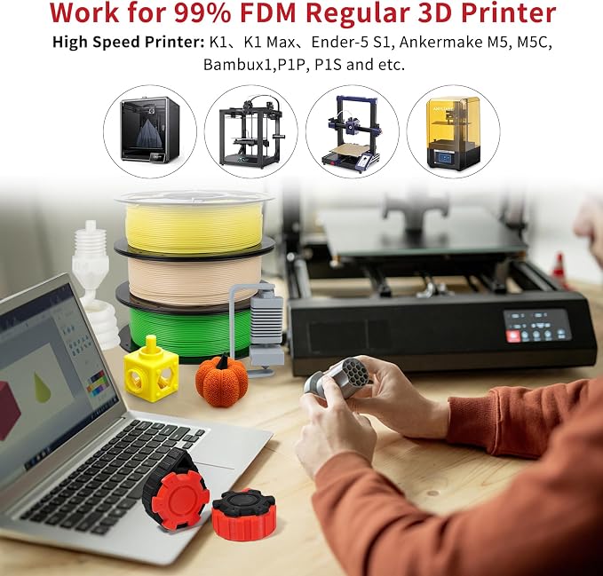 iSANMATE Rapid PLA Plus Filament 1.75mm Orange 1KG, Halloween Orange 3D Printer Filament, Fast Printing Speed PLA, for Bambu Lab 3D Printers,AMS,AMSLite, 1kg Spool (2.2lbs)