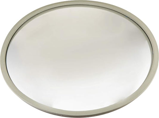 OC1200 Acrylic Convex Wall Mount Mirror, 12",Off-white