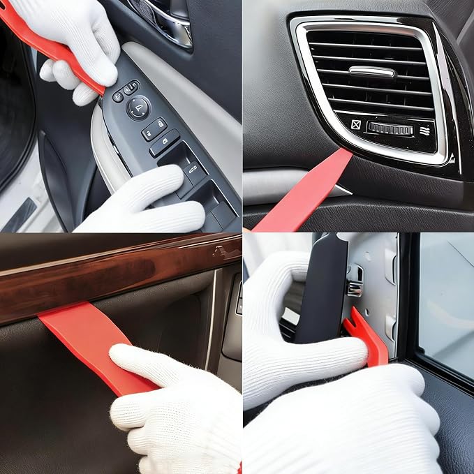 Portable Repair Tools,Magnetic Flexible Claw Grabber Pickup Tool with Bright LED Light