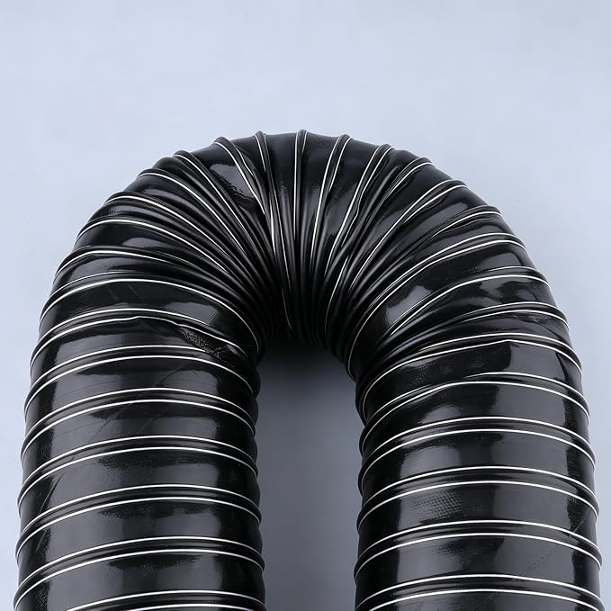 AC PERFORMANCE 4.5" ID Automotive Silicone Flexible Brake Cooling Air Ducting Induction Intake Pipe Hose, Length 1 Meter (3.3 Feet), Black