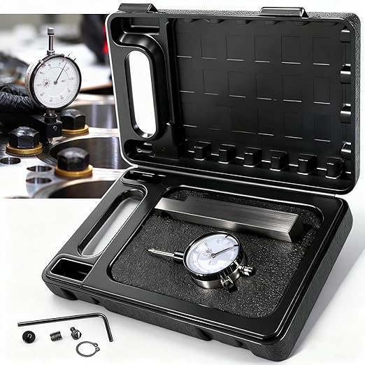 6434 Sleeve Height and Counter Bore Gauge for All Diesel Engines, Cylinder Bore Gauge Range: 0-1.00", Graduation: 0.001", Reading: 0-100
